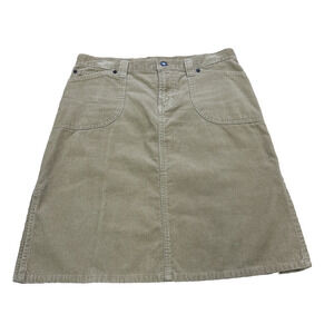 Vintage Abercrombie & Fitch 90s Corduroy Knee-Length Skirt Womens Size 4 Preppy